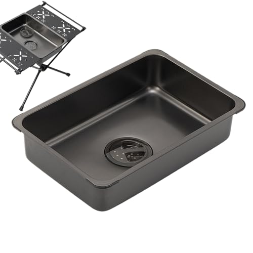 Portable Outdoor Sink - Stainless Steel Wash...