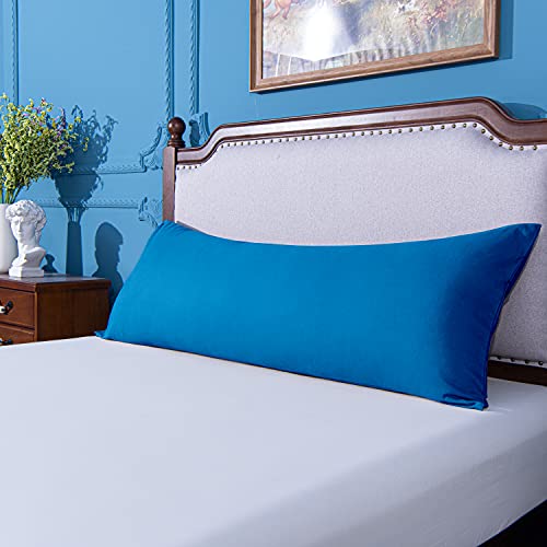 Image of NTBAY Body Microfiber Pillowcase, 1 Pack, 20 x 54, Royal Blue | Soft Brushed Microfiber with Envelope Closure, Set of 1 Body 20 x 54 Inch Pillowcase, Pillow Inserts Not Included