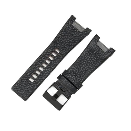 Bracelet de montre en cuir véritable 32mm pour homme au quotidien