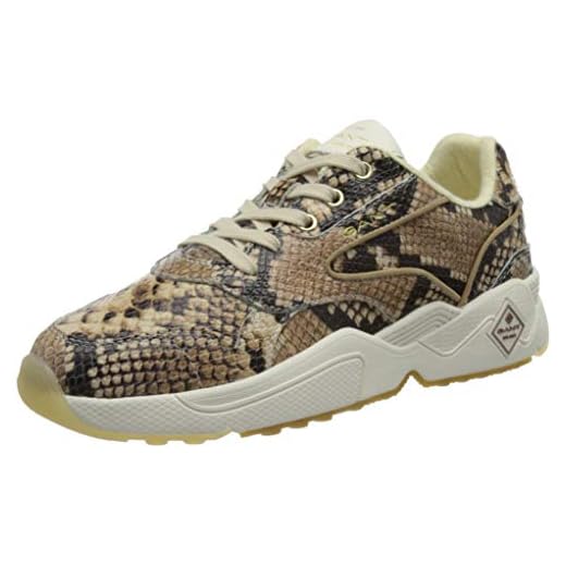 GANT Nicewill sneakers för kvinnor, Beige ormopt - 37 EU