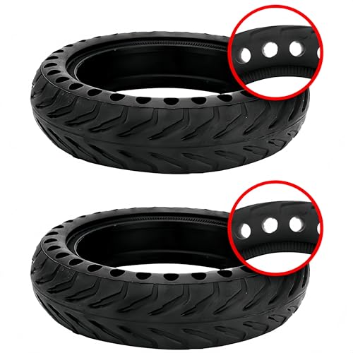 Pneu de vélo 21,6 cm sans gonflage lot de 2 pneus pleins contre les crevaisons