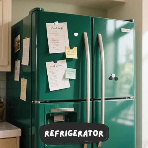 20 imanes decorativos en forma de corazón para refrigerador miniatura 6