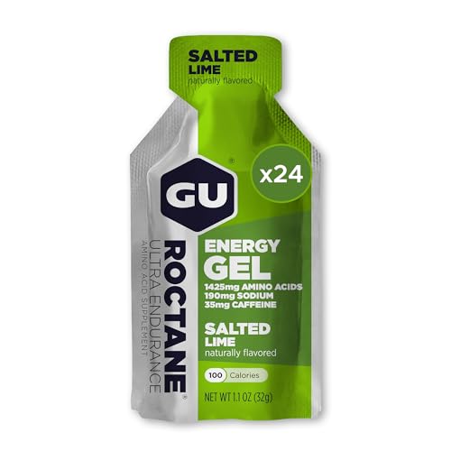 Image of GU Energy, Roctane Ultra Endurance Energy Gel, Salted Lime - 24 Count