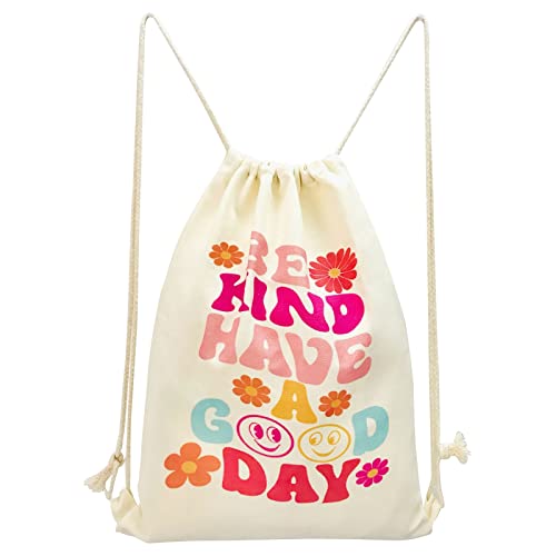 Mositu Drawstring Backpack Aesthetic Drawstring Backpack For Women Drawstring Bag Cotton Canvas Beach Shopping Drawstring Backpack Gym Sport String Bag Travel Sackpack #TOP8