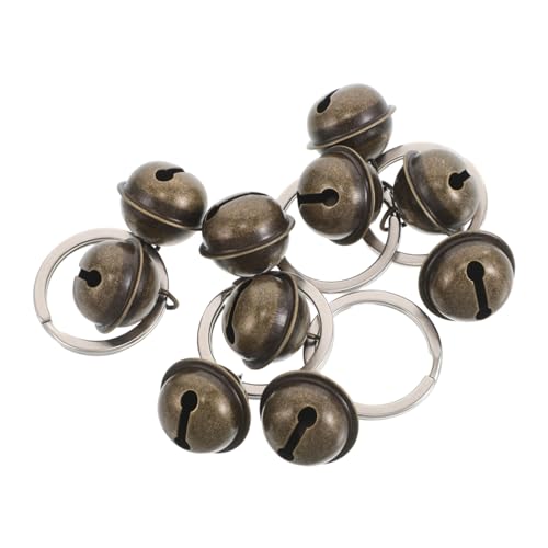 Toddmomy 5Pcs Pet Pendant Bells Cute Keychain Ornament for Cats Dogs Versatile Collar Accessories with Sound for DIY Personalization Pet Training