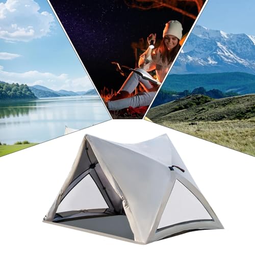 Carpa plegable impermeable 3-4 personas para camping miniatura 5