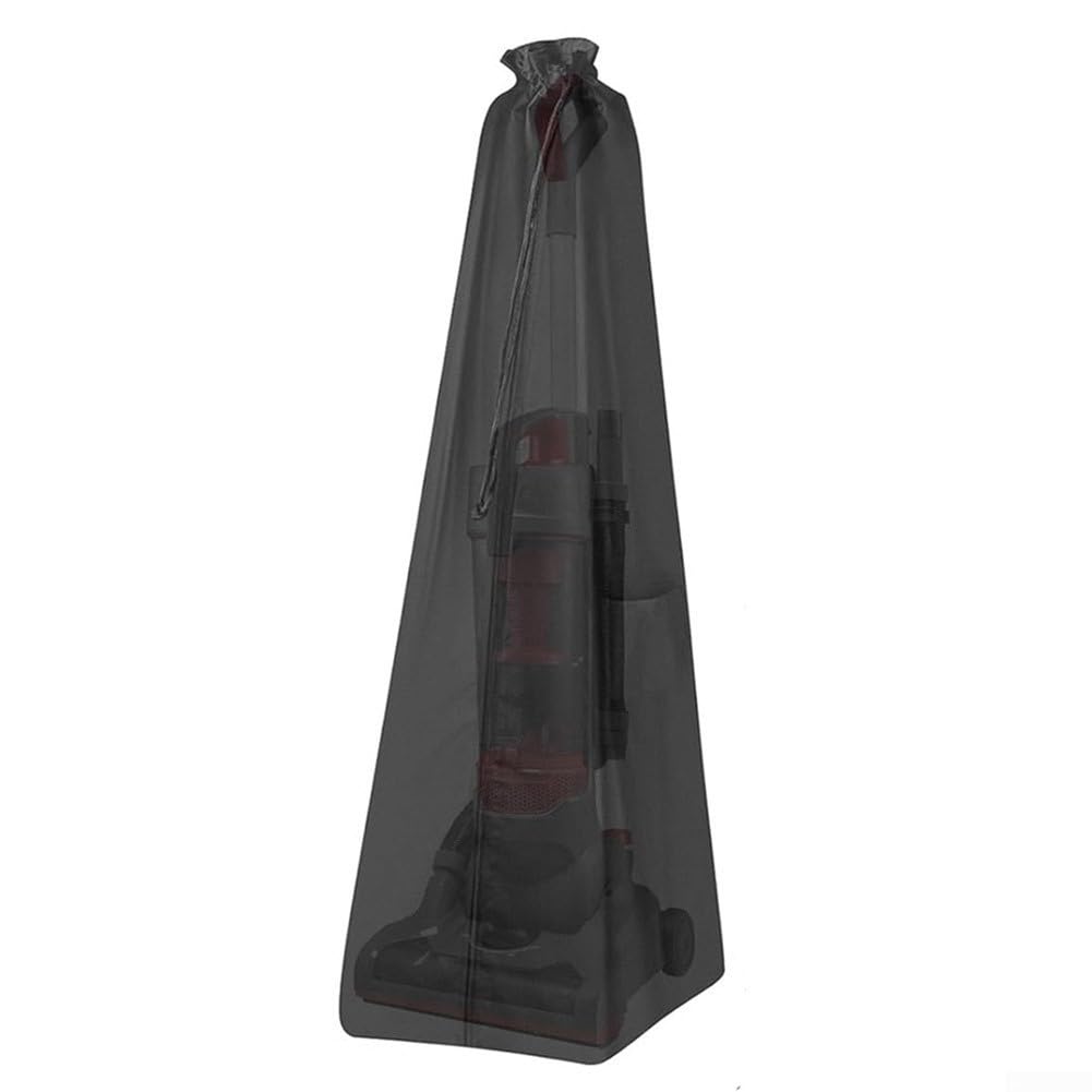 Upright Vacuum Cleaner Storage Bag for Protective Cover 210D Oxford Cloth with Extra Compartment for Cord and Accessories, Large Capacity Dustproof Case Compatible with Most Upright Vacuums(black)