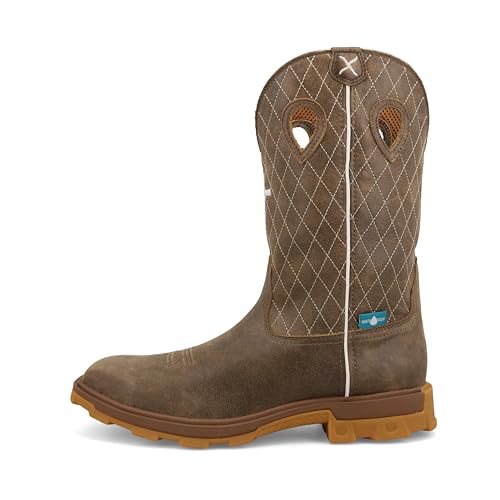 Image of Twisted X Men's 12 inch Pull On Nano Composite Toe UltraLite X Waterproof Western Work Boot