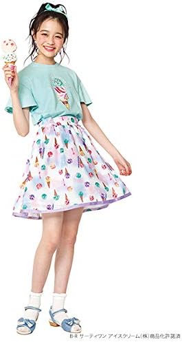 Amazon Co Jp サーティワン アイスクリームコラボ アイス柄スカート オフ ホワイト M 150 ファッション