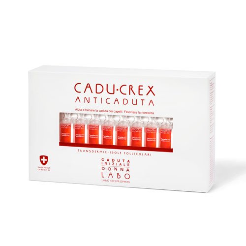 Cadu-Crex anti-chute initiale femme Labo solution cheveux fins et perte de volume 20 ampoules