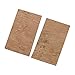 ETFBUY 5 Pcs 45x25mm Universal Saxophone Neck Cork Sax Neck Joint Cork Sheet Replacement for Alto/Soprano/Tenor Saxophone
