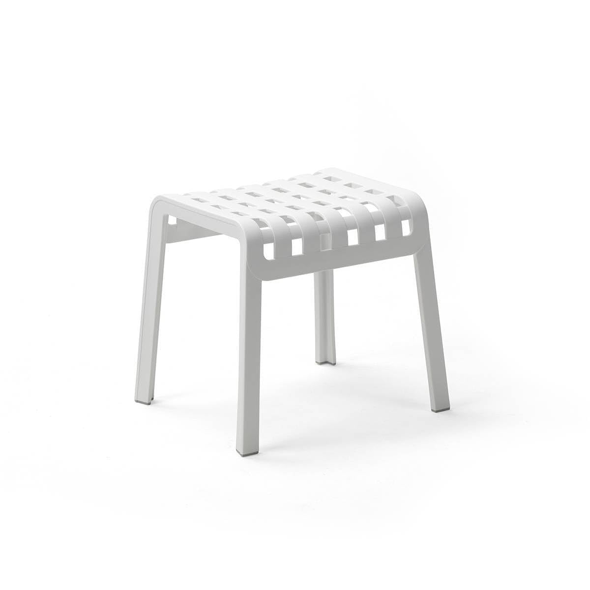 Decorspace Repose-pieds "Poggio" pour fauteuil à bascule Folio "Made in Italy" (Poggio, Blanc)