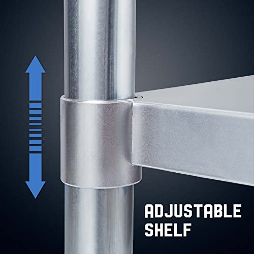 Profeeshaw Stainless Steel Prep Table Nsf Commercial Work Table With Undershelf For Kitchen Restaurant 24×30 Inch #TOP2