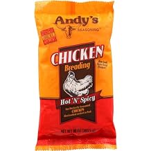 Andys Chicken Breading Hot, 10-Ounce Pack of 12