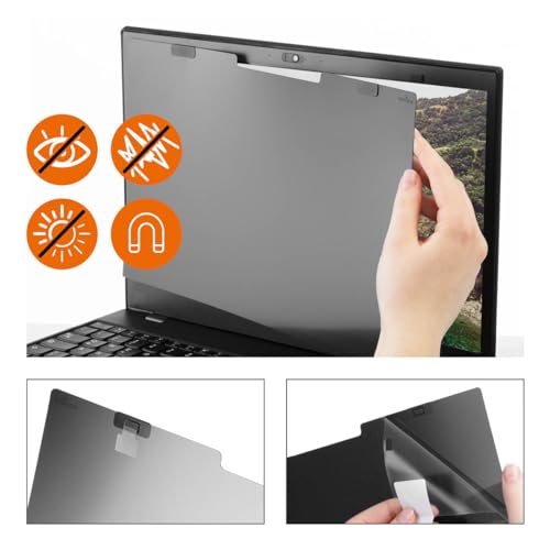 Filtre de confidentialité magnétique 16" 16:10 écran PC anti-regard discret - 2