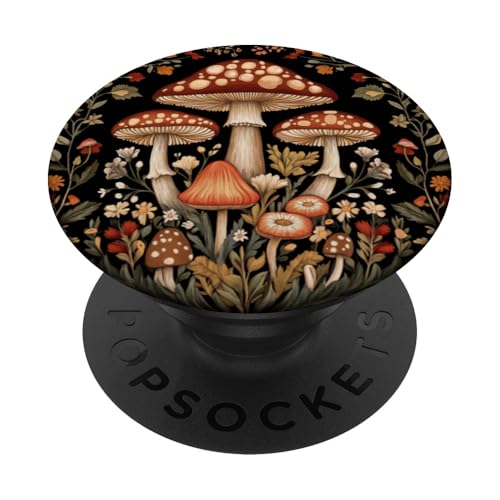 Goblincore Aesthetic Dark Academia Cottagecore Fungo PopSockets PopGrip Adesivo