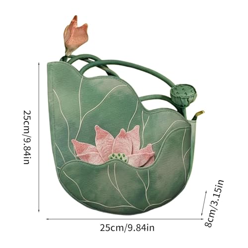 Sac À Main Vintage Léger en Tissu Imprimé Floral Champêtre - 6