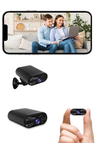 cuoum Mini-Kamera – WLAN Camera mit Live-Übertragung per...