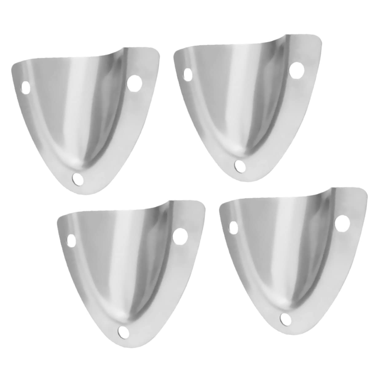 NAMOARLY Boat Marine Louvered Vents Stainless Steel Ventilating Panels 4pcs Accessory