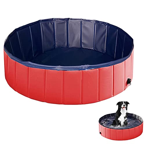 Piscina dobrável para cães, banheira para piscina para animais de estimação,Piscina dobrável para br