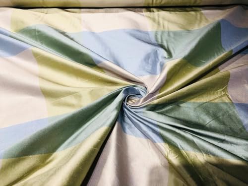 Tissu Dupioni pure soie multicolore au mètre pour couture et rideaux 137cm