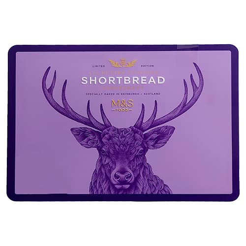 Marks and Spencer Scottish All Butter Shortbread Assortment Stag Tin 650g