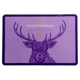 Marks and Spencer Scottish All Butter Shortbread Assortment Stag Tin 650g