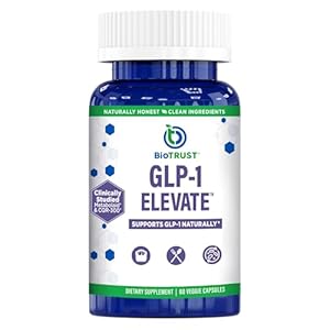 GLP1 Elevate™ – GLP-1 Booster Supplement | Curb Cravings & Support Metabolic Health | Increase Natural Production with Clinically Studied Ingredients | 30 Servings
