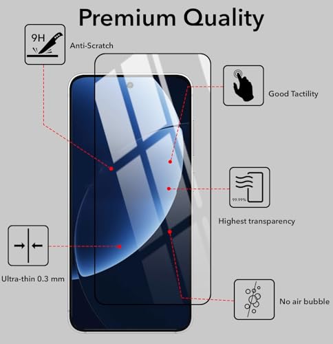 Image of Military-Grade Tempered Glass Screen Protector for Realme GT7 & GT7T 5G - Edge-to-Edge Coverage Bubble-Free Easy Install