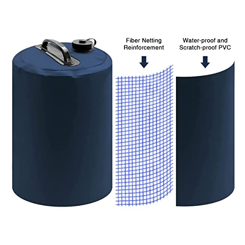 Aribrnten 4-Teilige ÜBerdachungs-Wassergewichte, 10-Liter-Zelt-Wassergewichte, StrapazierfäHige ÜBerdachungsgewichte, Zelt-Legging-ZubehöR (Blau)