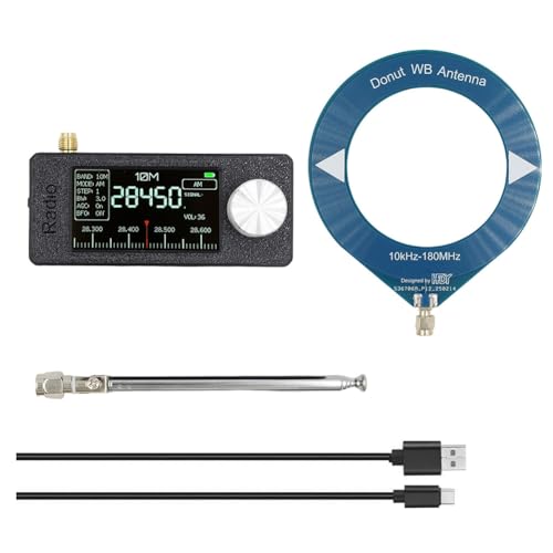 Receptor de Radio SI4732 con Interfaz SMA y Antena de Bucle