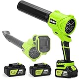 TNELTUEB Leaf Blower Cordless, 21V Battery Powered...