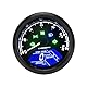 Aramox Motorrad Tachometer, Digitales Multifunktionsdisplay, Wasserdicht, Vibrationsfrei, ABS-Material, 12VDC, Schwarz