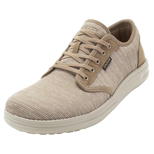 Image of 1TAZERO Mens Wide Width Slip On Shoes with Arch Support Insoles Men Lightweight Casual Loafer for Elderly & Wide Feet Plantar Fasciitis Walking Shoes