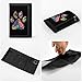 Dog Paw Print Trifold Wallet Slim Credit Card Holder Polyester Front Pocket Wallet Fashion Purse Gifts