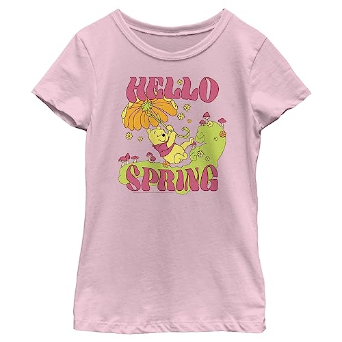 Disney Hippy Dippy Pooh t-shirt fille haut imprimé à col rond en coton