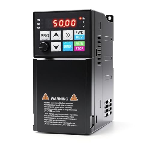 Variateur de fréquence 220V 1.5 KW pour moteur CNC et ventilateur