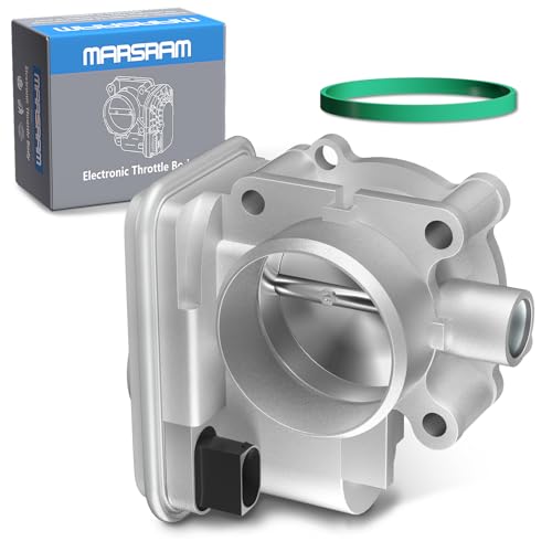 Marsram Electronic Throttle Body for Dodge Avenger Caliber Journey, Chrysler 200 Sebring, Jeep Compass Patriot, 1.8L 2.0L 2.4L Throttle Body Replacement OE Number: 4891735AC 4891735AD 977-025