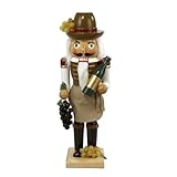 Kurt Adler J1160 Wooden Wine Grower Nutcracker, 15-Inch