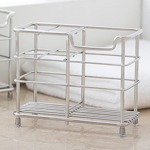 Sihuuu Metal Toothbrush Holder For Bathroom, Stainless Steel Electric Toothbrush Organizer Stand, Toothpaste Holders With Multifunctional 5 Slots #TOP4