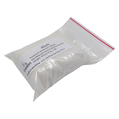 Alum Marbling Dyeing Mordant, 450g 1lb Alum Marbling Dyeing Mordant, 450g 1lb