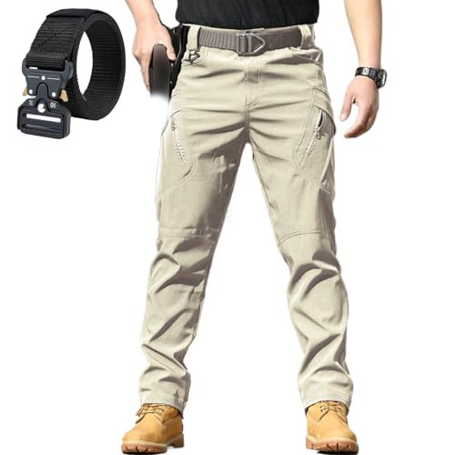 LeSpartan Tactical Pants, Le Spartan Motorcycle Pants, Water Resistant Ripstop Cargo Pants, Lightweight, Outdoor Hiking