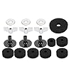 18 Pcs Jazz Drum Felt Pads Felts Cymbal Washer Hi Hat Cup for Drum Replacement Accessories(black), Playing Accessories #2