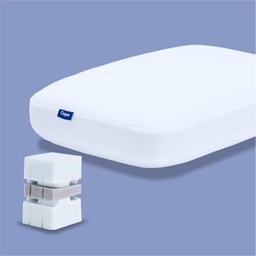Miniatura 1 de Casper - Almohada para dormir de espuma de perfil bajo para dormir, tamaño King, color blanco