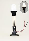 Pactrade Marine 10 1/2" All-Round Fold Down Stern Anchor Light Aluminum Pole
