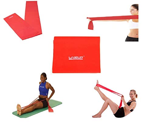 KIT 3 FAIXA ELASTICA LEVE, MÉDIA, FORTE - LIVEUP