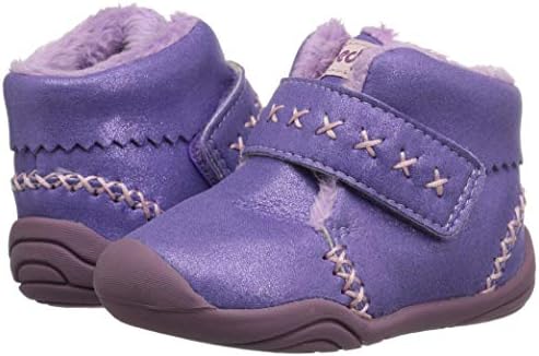 pediped Baby-Girl's Rosa Ankle Boot, Lavender Shimmer, 19 Child EU Toddler (4-4.5 US) | Image 6