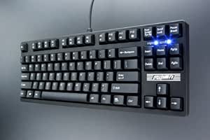 Clavier Mécanique HPE 87 - Noir Mx-Blue Mechanical Keyboard Black Mx-Blue - NKRO [ANSI US-International] Windfore NKRO