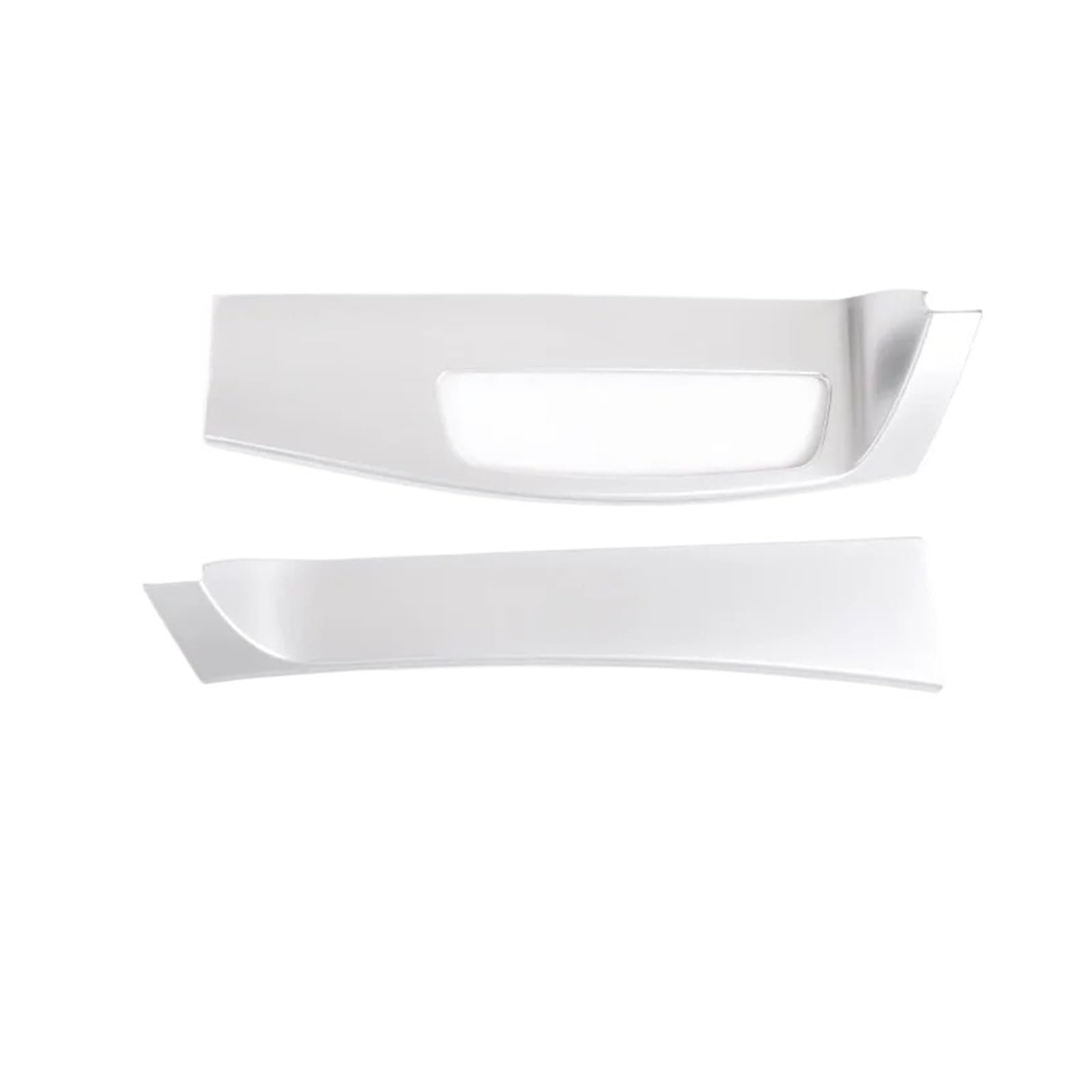 for Benz S Class W221 2008-2012 ABS Car Dashboard Lower Surface Decorative Board Stickers Center Console Trim(Silver)