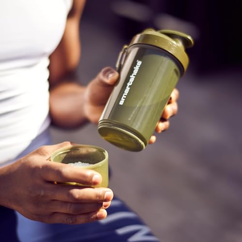 Smartshake Original2Go One Protein Shaker Bottle with Storage 800ml – BPA Free Gym Shaker Cups for Protein Shakes Bottle Leakproof Large Sports Supplements Shakers, (Gunsmoke Black) - Image 7